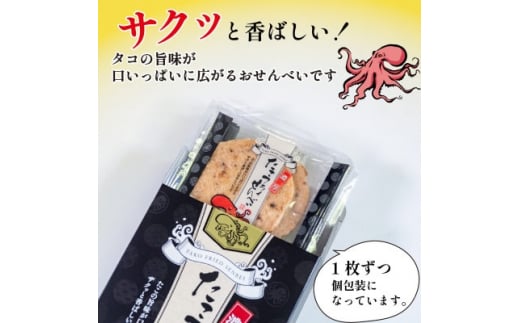 ＜家庭用＞濃厚たこフライせんべい　4箱セット