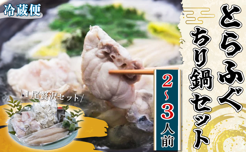 活とらふぐ ちり鍋 セット 1尾 (2～3人前) ＜南知多 料理宿監修＞ ふぐちり 愛知県 南知多町 人気 おすすめ