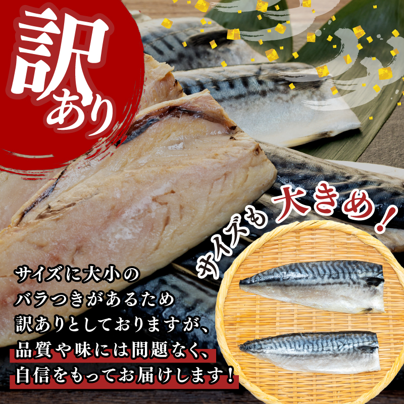 訳あり塩サバ フィレ1.5kg