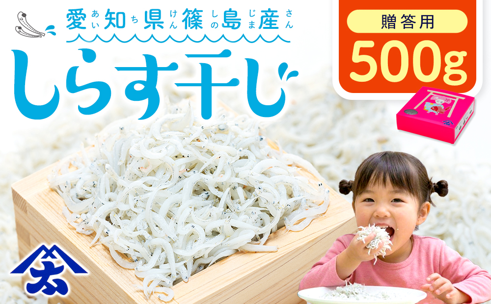 【スピード発送】＜篠島産＞ しらす干し500g シラス 南知多産 愛知