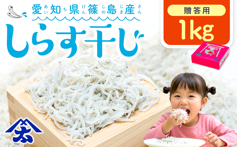 【スピード発送】＜篠島産＞ しらす干し1kg シラス 南知多産 愛知