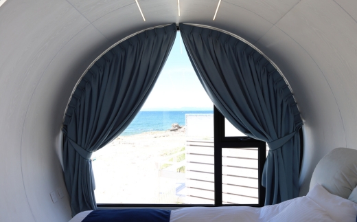 【ビーチフロント】【知多半島　美浜町】　トレーラーハウス　ペア宿泊券　素泊まり