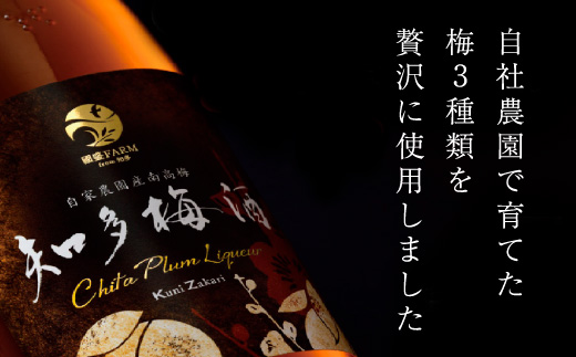 知多梅酒720ml×1本 梅酒 お酒 國盛 國盛FARM 果実酒 食前酒 リキュール ロック ソーダ割 紅南高梅 南高梅 完熟梅 フルーツ 愛知県 美浜町 中埜酒造