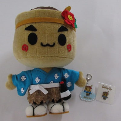 【武豊町公式マスコットキャラクター】みそたろうぬいぐるみ・キーホルダー・ピンバッチセット【1544386】