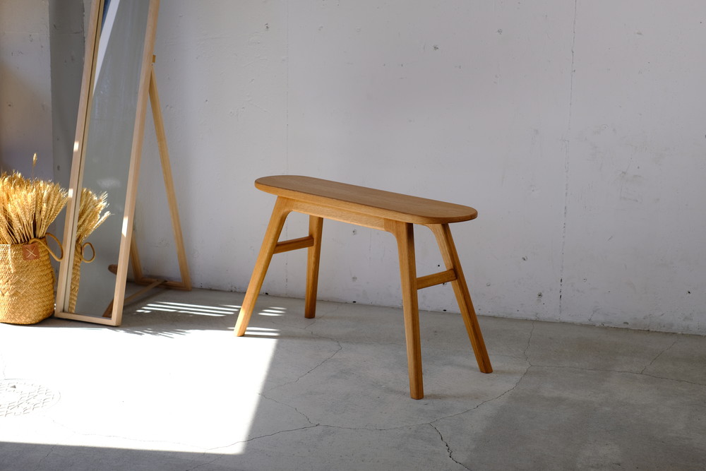 Aile bench un Nature（エールベンチ アン ナチュール） | 木製 オーク 手作り コンパクト 愛知県 幸田町 送料無料