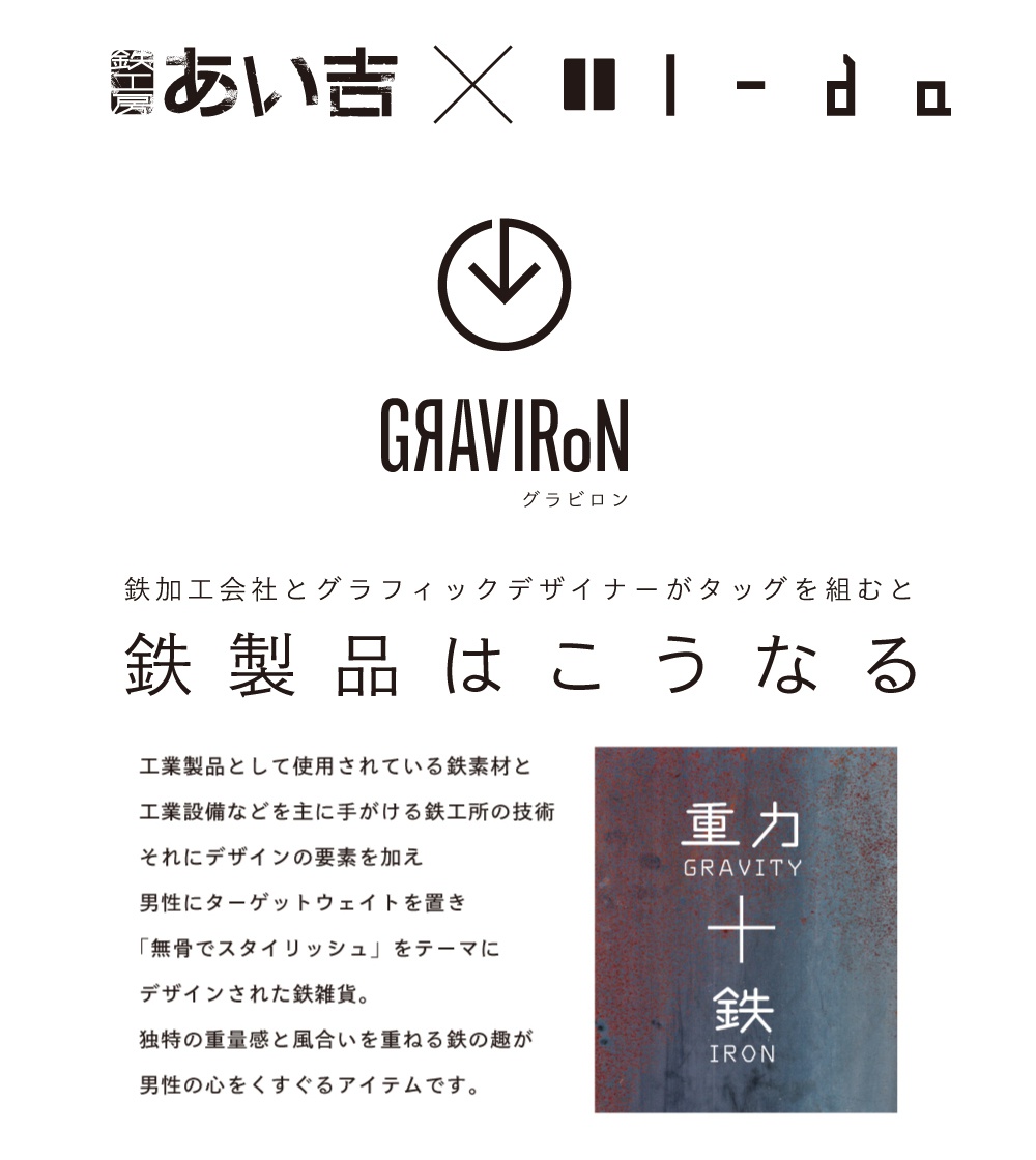 GRAVIRoN lid Box Tissue Case 酸洗鉄×酸洗鉄（ティッシュケース）