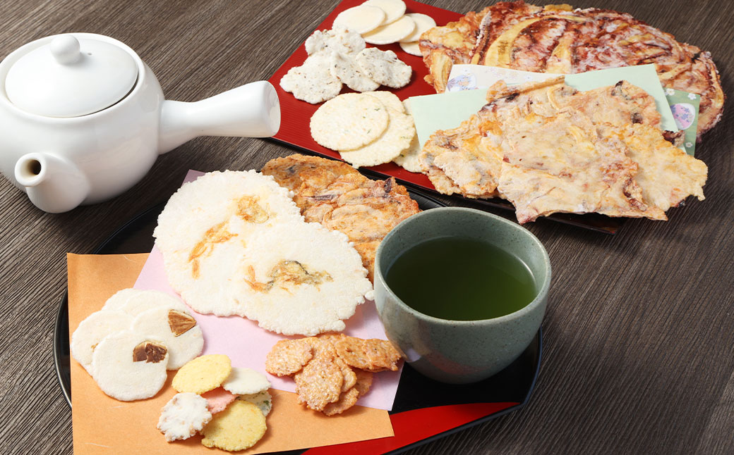 みんな大好き!! 辰屋 えびせんべい・いかせんべい 10袋セット 計696g 全10種 詰め合わせ