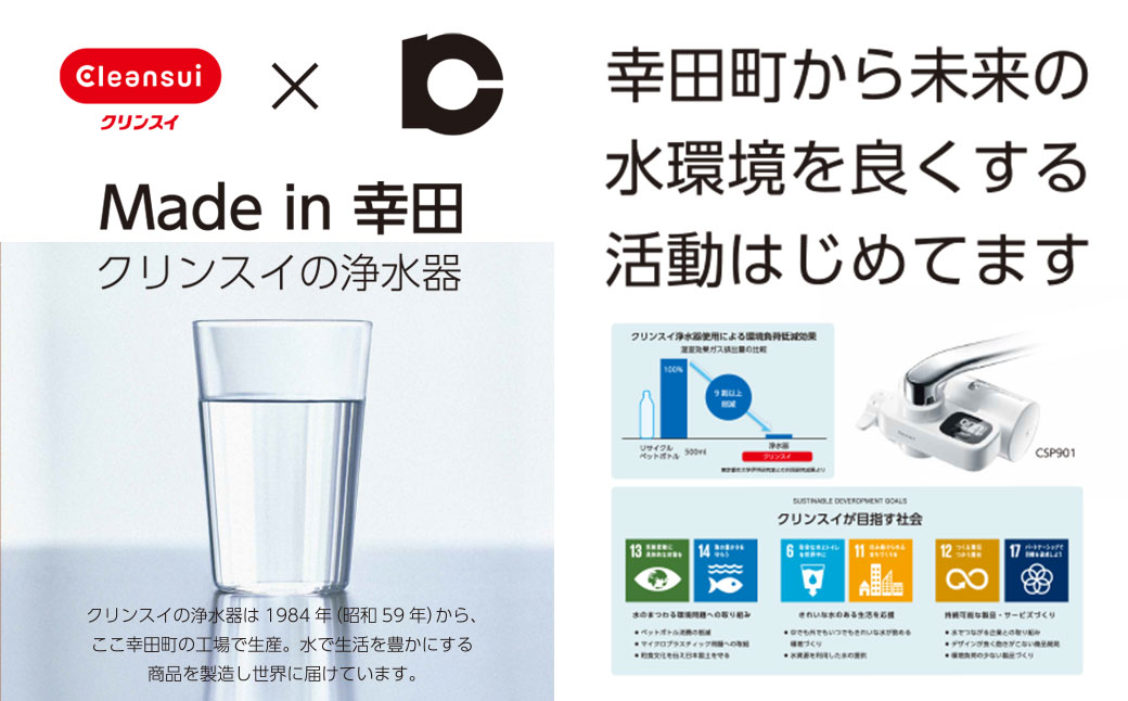 クリンスイ スパウトイン 浄水器 カートリッジ BSC05003(3個入り) 交換用 スパウトインタイプ 水 お水 浄水 ろ過