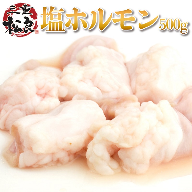 松良 秘伝の 塩 ホルモン (500g)