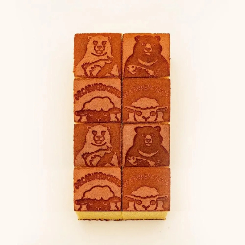 DE CARNERO CASTE プレーンカステラ 大 (くまひつじ) [ カステラ かすてら 手作り ざらめ ザラメ もちもち ふわふわ あやひかり お菓子 菓子 和菓子 焼き菓子 おやつ スイーツ デザート]