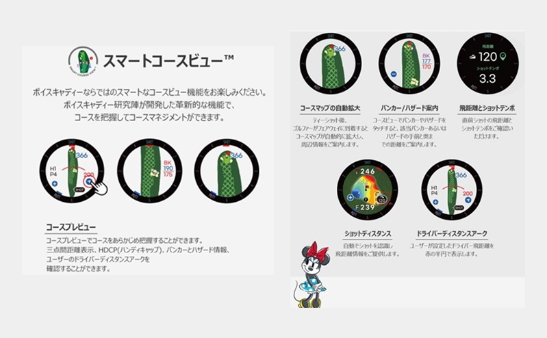 ボイスキャディT９　ミニーマウスエディション