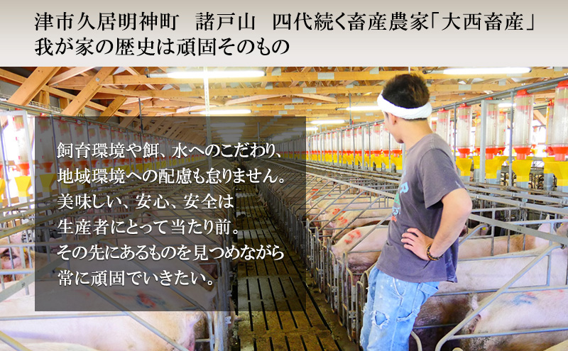 【頑固おやじのぶた】国産豚肉 ロースしゃぶしゃぶ4kg（500g×8）