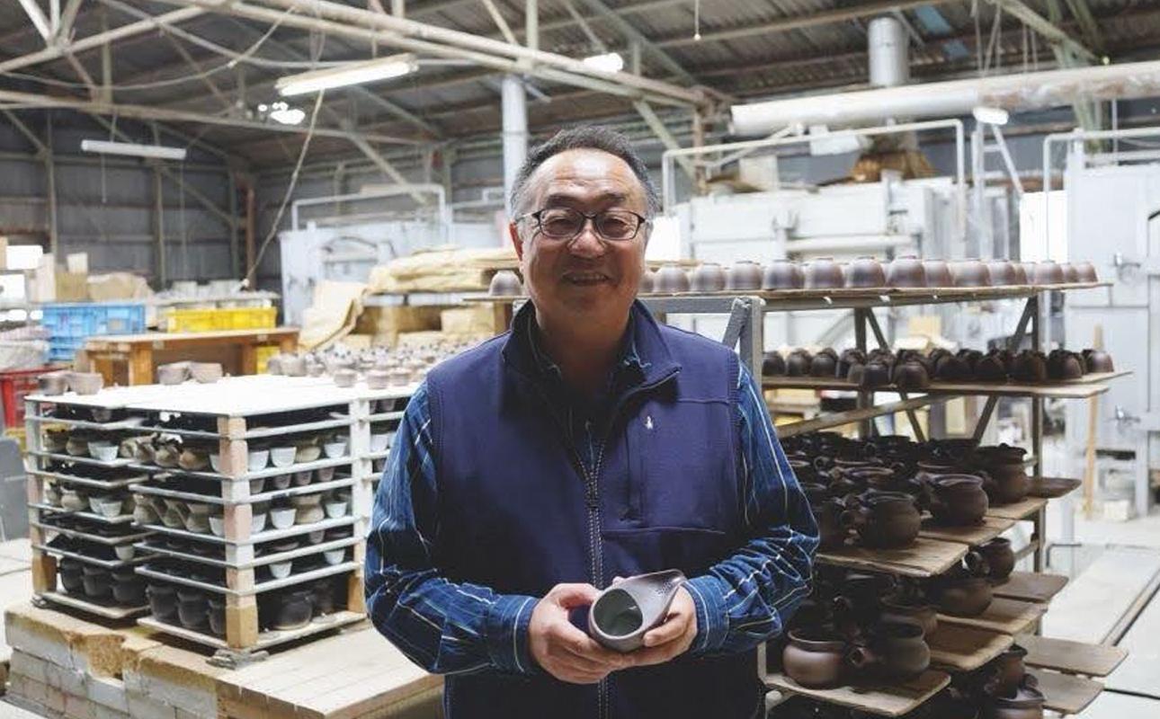 四日市認定地場特産品【泗水十貨店（しすいじっかてん）】ひとしずく（大） ほたる碗　武蔵野