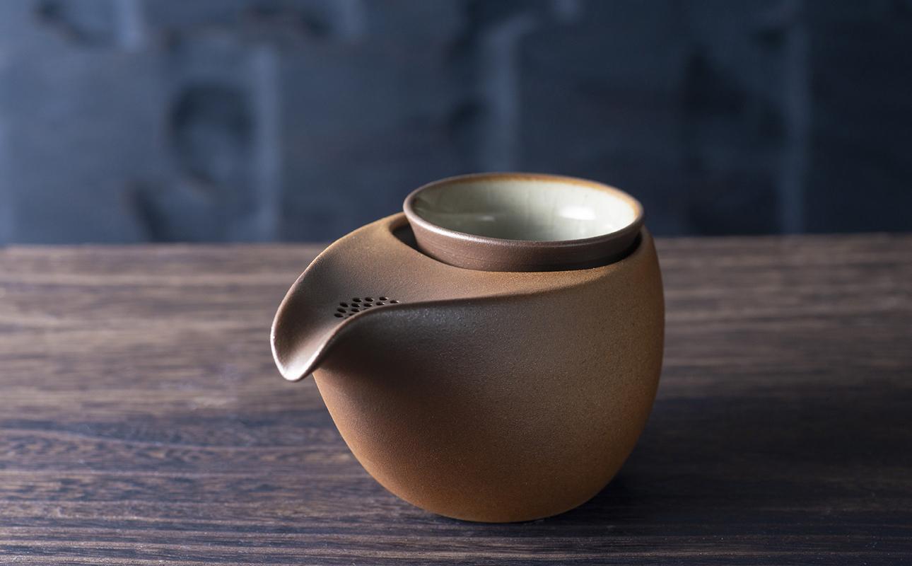 四日市認定地場特産品【泗水十貨店（しすいじっかてん）】ひとしずく（大） ほたる碗　武蔵野