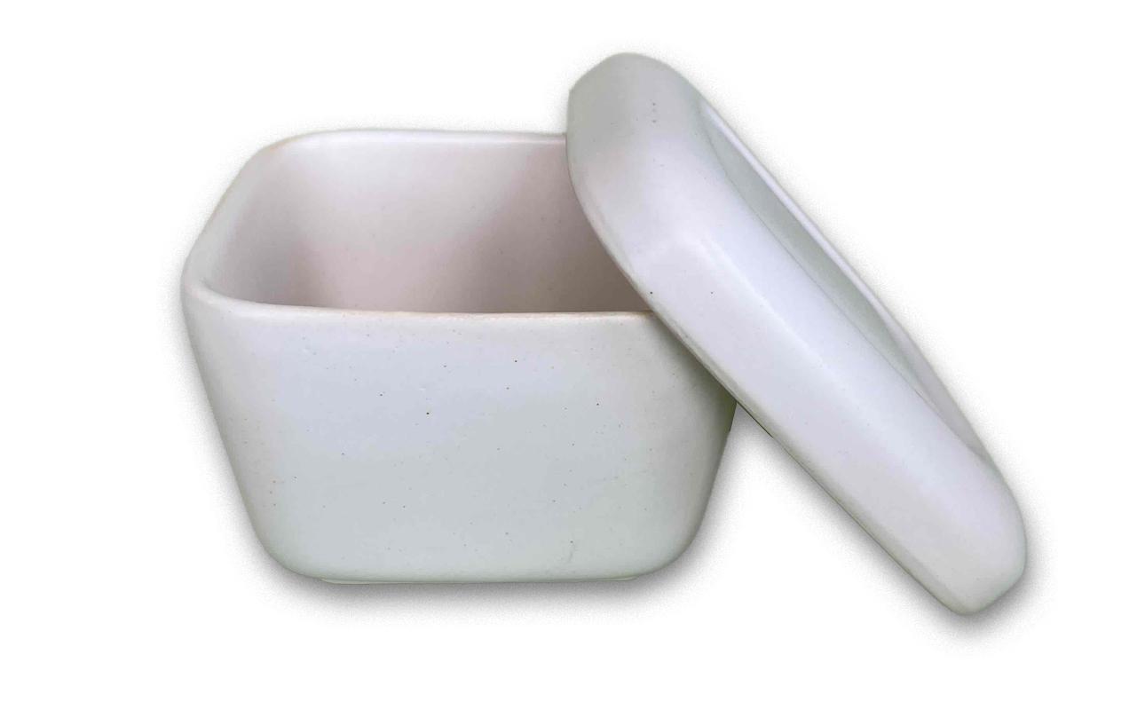 【萬古焼（ばんこやき）】角型おひつ器 黒釉（大）ばんこの里会館【おひつ ごはん ご飯 陶器 冷蔵庫 レンジ 保温  2合 三重県 四日市市 四日市 四日市市ふるさと納税】