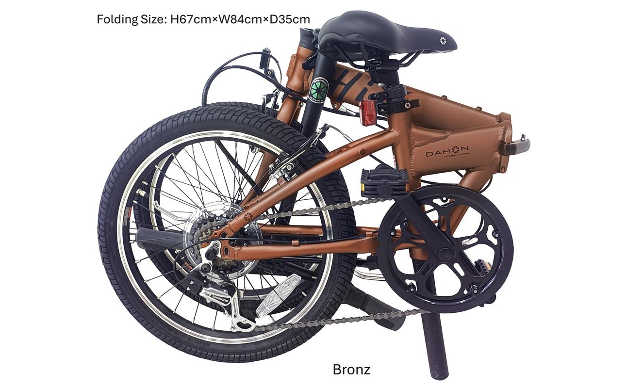 DAHON 折りたたみ自転車 HIT Limited Edition 限定仕様 20インチ 軽量モデル 6段変速 Bronze ブロンズ│武田産業 人気返礼品 ヒットリミテッドエディション フォールディングバイク 通勤 通学 三重県 四日市市 ふるさと納税