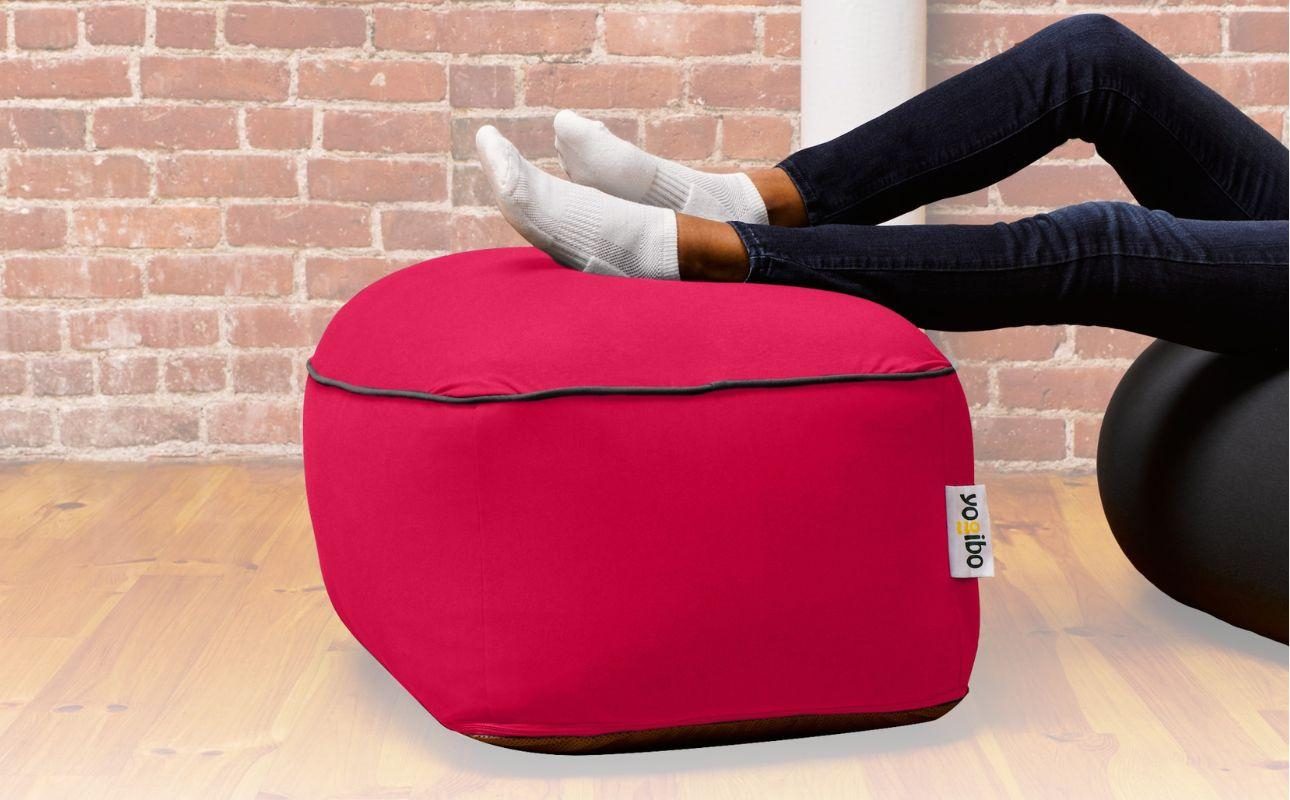 Yogibo Ottoman Premium ダークミント│送料無料 全国配送離島含 ビーズクッション カバー 洗える（ヨギボー オットマン プレミアム）