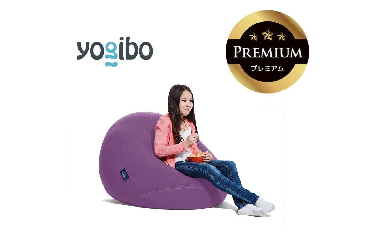 Yogibo Drop Premium パープル│送料無料 全国配送離島含 ビーズクッション カバー 洗える（ヨギボー ドロップ プレミアム）
