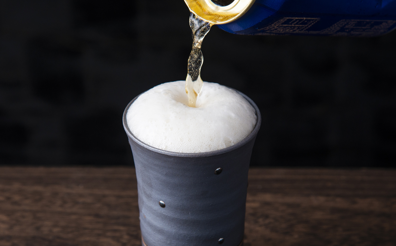 四日市認定地場特産品【泗水十貨店（しすいじっかてん）】泡立ちビールカップ