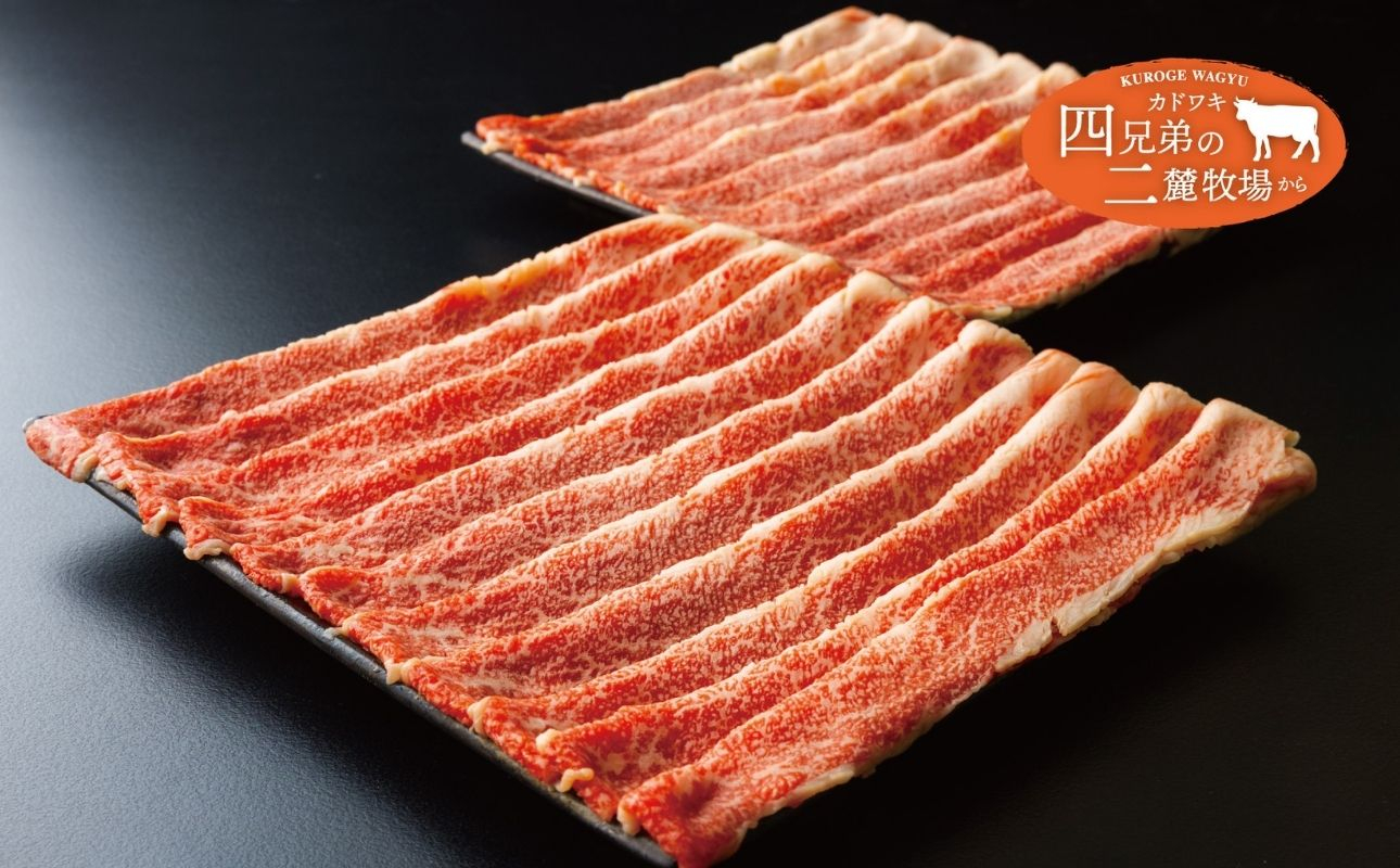 A4･A5「二麓（にろく）霜降り」黒毛和牛（大判）切り落とし 1kg（250g×4）　ニセコ連峰と鈴鹿山脈、二つの麓（ふもと）で育てた脂の質にこだわった美味しい霜降りをリーズナブルに│牛肉 国産牛 ブランド牛 冷凍便 大容量 年末年始 お正月 焼肉 しゃぶしゃぶ すき焼き 三重県 四日市市 ふるさと納税