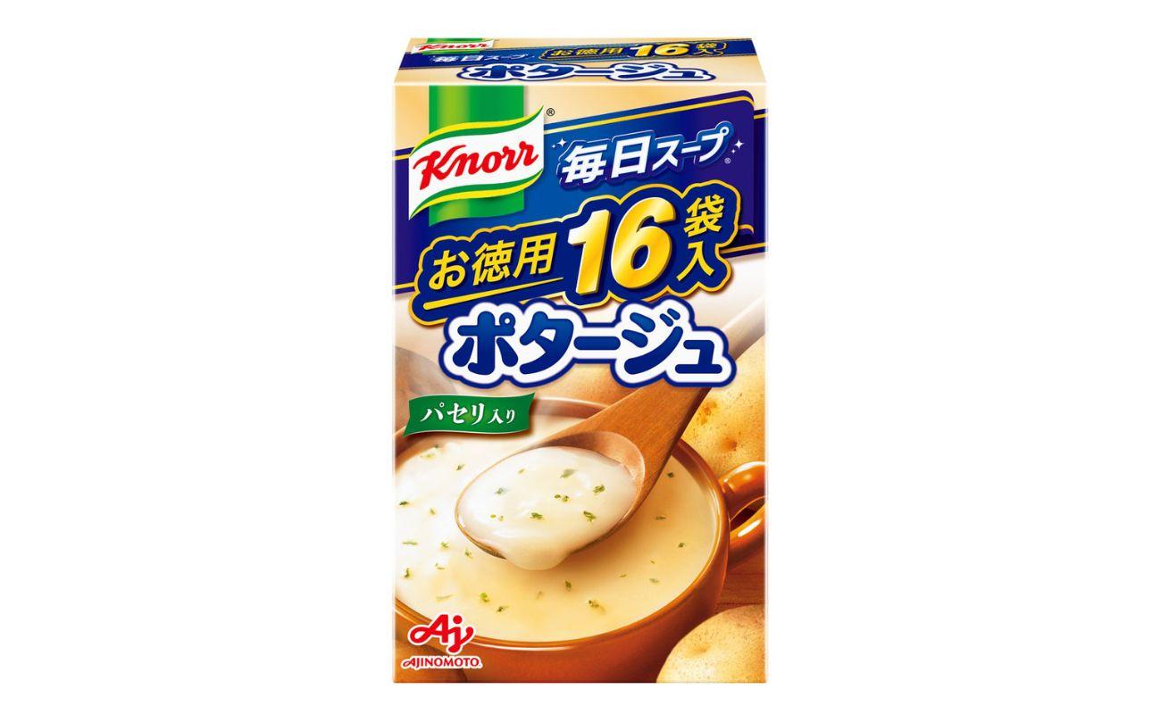 「クノール(R) 毎日スープ(R)」ポタージュ 16袋入×3箱【味の素 AJINOMOTO クノール 粉末 スープ 野菜 じゃがいも にんじん たまねぎ 三重県 四日市市 四日市 四日市市ふるさと納税】