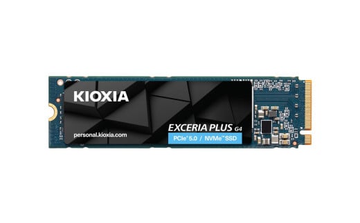 キオクシア（KIOXIA）PCIe(R) Gen5x4 内蔵SSD EXCERIA PLUS G4 1TB NVMe M.2 Type 2280 (最大読込: 10,000MB/s)