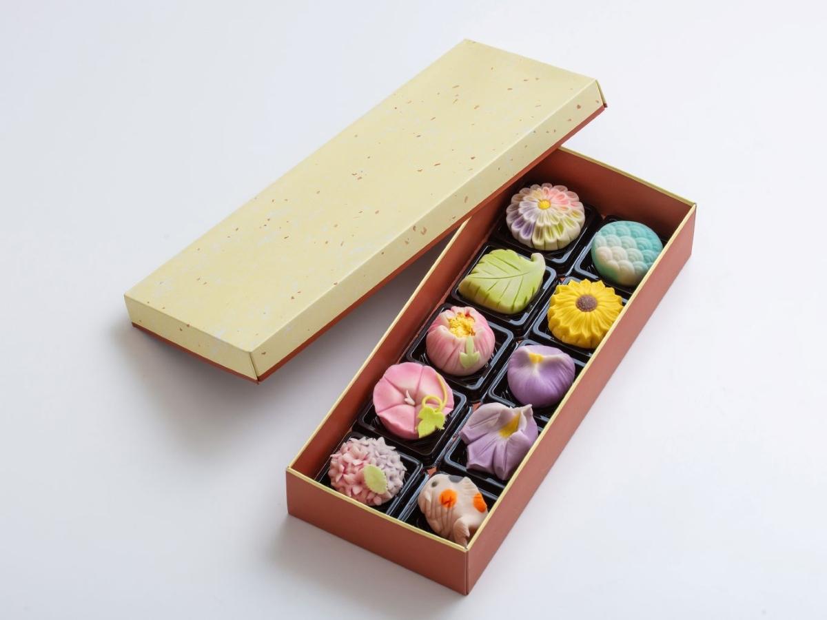 ＜定期便＞「夢菓子工房ことよ」季節の練り切り菓子 10個 【春篇・夏篇・秋篇・冬篇】【スイーツ】
