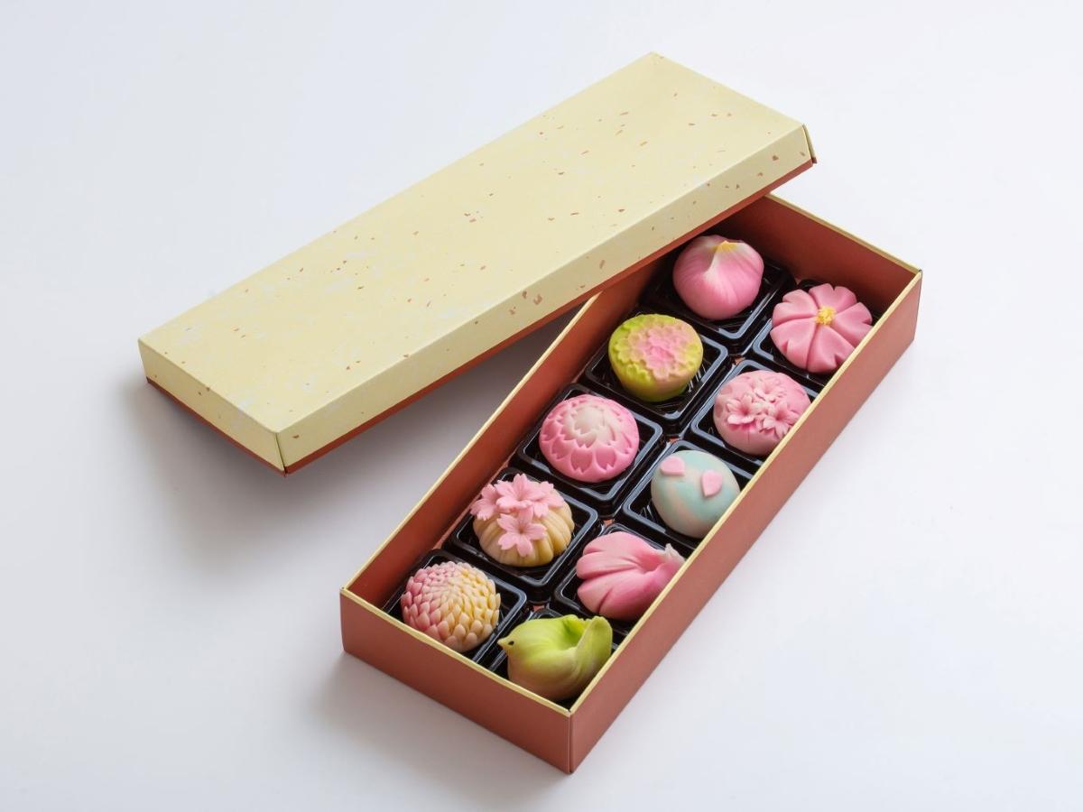 ＜定期便＞「夢菓子工房ことよ」季節の練り切り菓子 10個 【春篇・夏篇・秋篇・冬篇】【スイーツ】