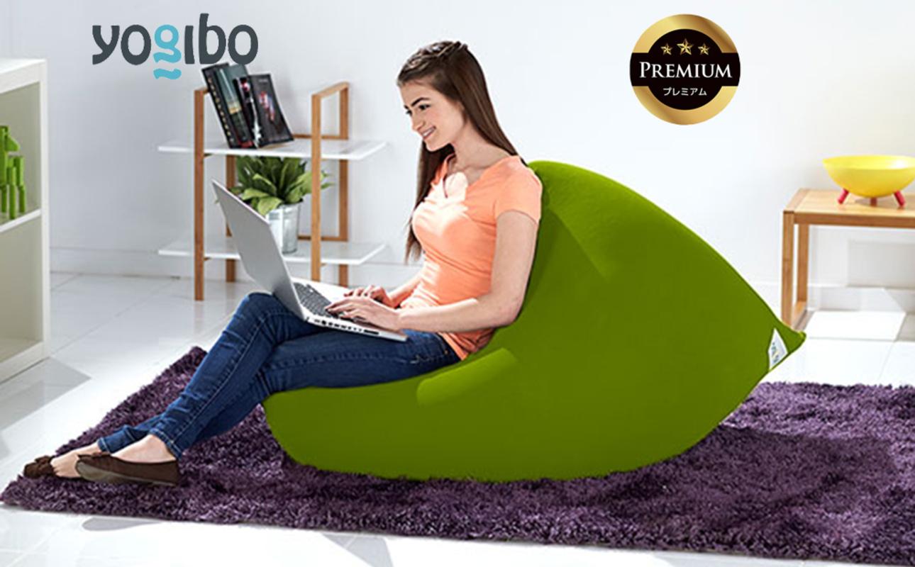 Yogibo Mini Premium（ヨギボー ミニ プレミアム）＜ライムグリーン＞