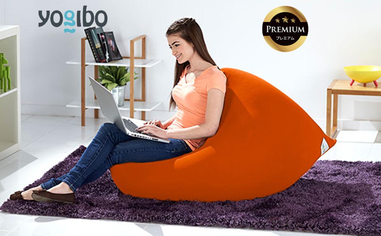Yogibo Mini Premium（ヨギボー ミニ プレミアム）＜オレンジ＞