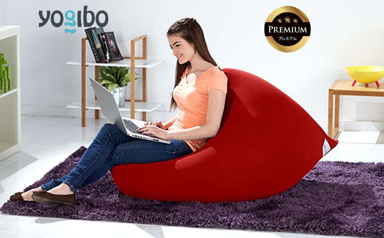 Yogibo Mini Premium（ヨギボー ミニ プレミアム）＜レッド＞