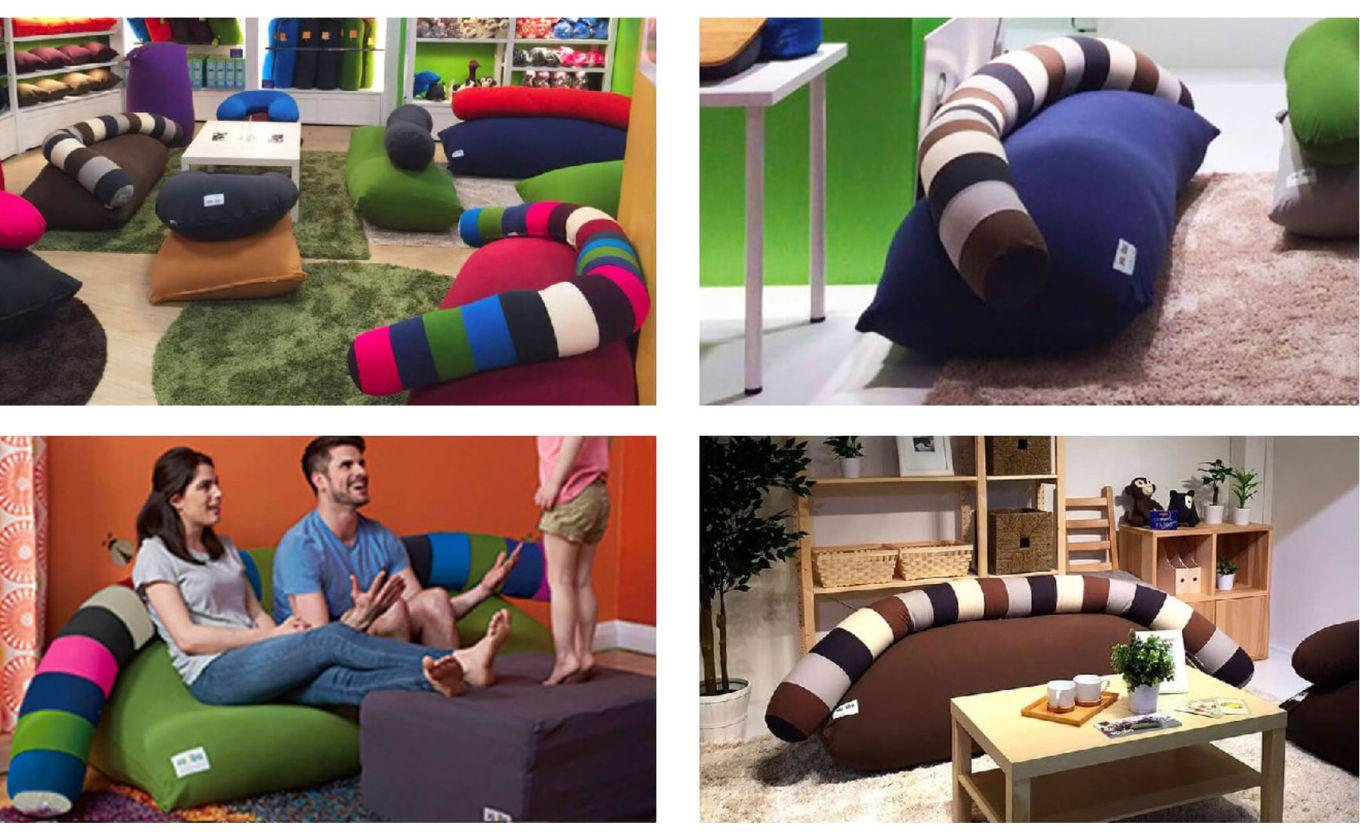 Yogibo Caterpillar Roll Long Premium　（ヨギボー キャタピラー ロール ロング プレミアム）＜ナチュラル＞