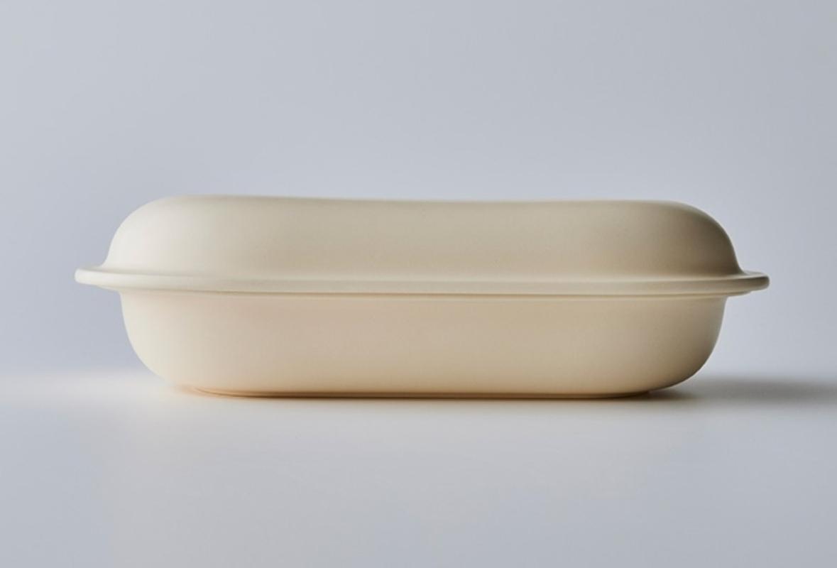 新発想・電子レンジで簡単に本格調理ができるRANGESTAR（レンジスター）large（クリーム）