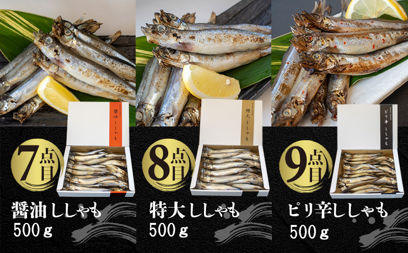 国内加工 水産物詰め合わせ 9点セット（Ａ）（切れてる鯖・切れてる赤魚・昆布しょうゆさば・醤油漬け赤魚・醤油ししゃも・醤油漬けうま辛春巻き・特大ししゃも・ピリ辛ししゃも）