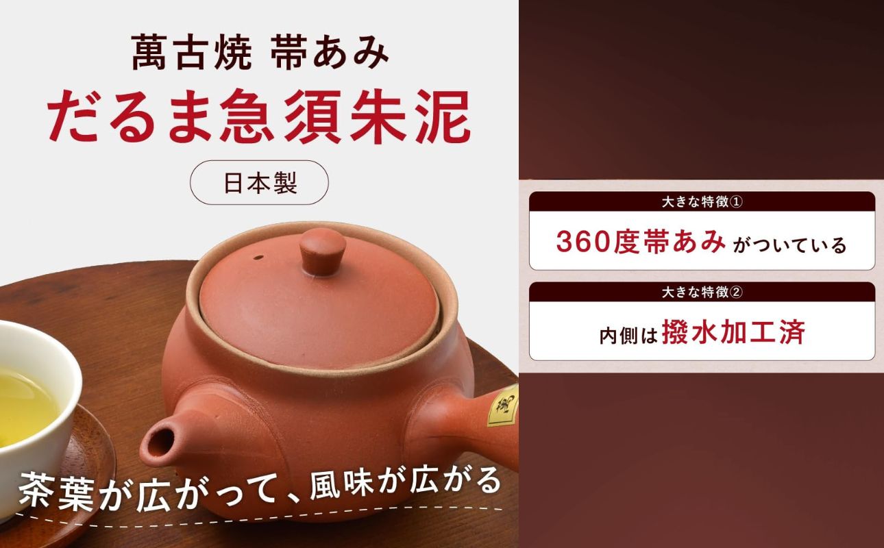 【萬古焼（ばんこやき）】朱泥急須 内山製陶所
