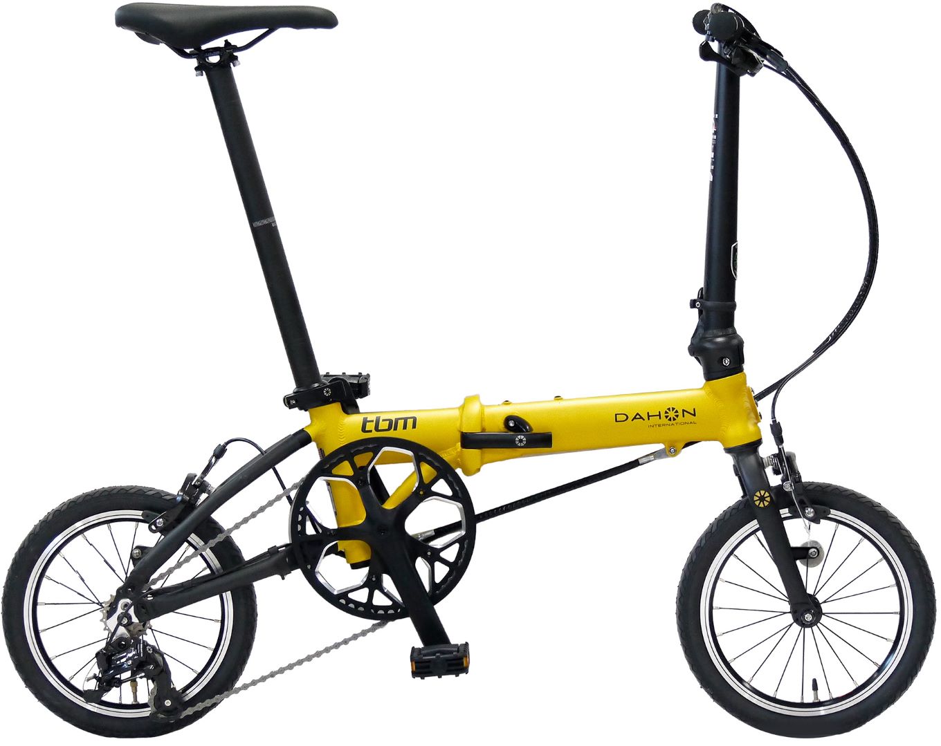 40年の歴史をもつ米国ダホン社の高性能折り畳み自転車 DAHON International Folding Bike tbm クロムイエロー