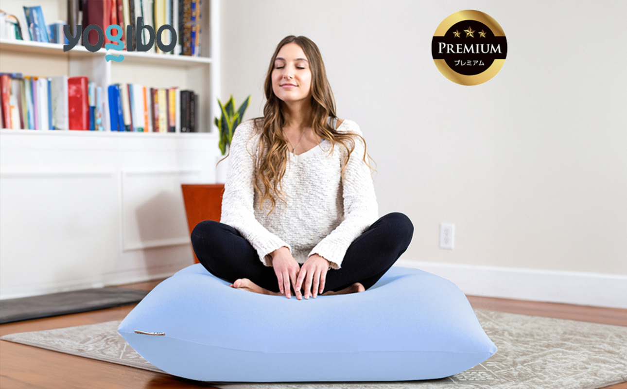 Yogibo Mini Premium（ヨギボー ミニ プレミアム）＜ペールブルー＞