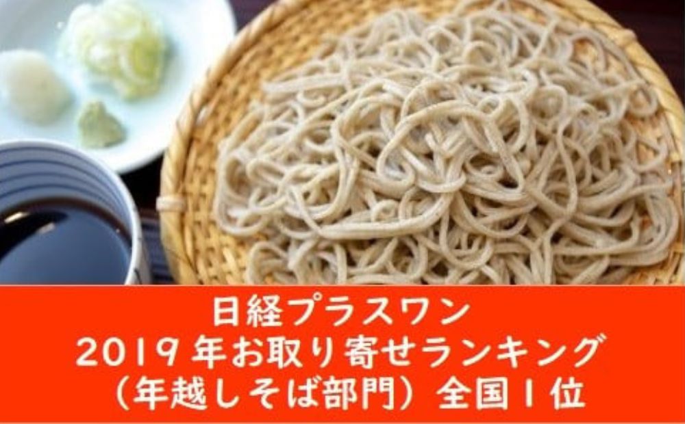 手打ち十割そば10食分つゆ付きセット（生そば）