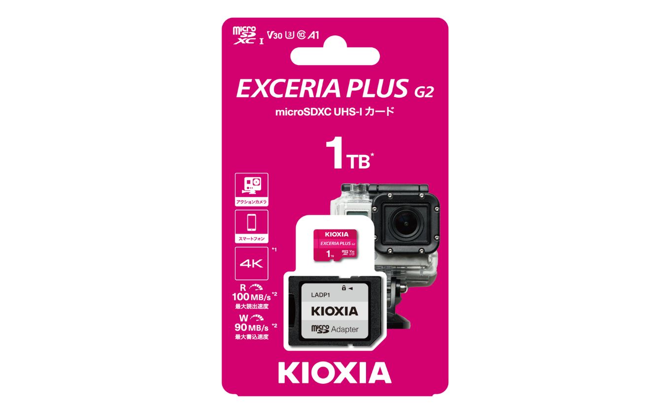 キオクシア(KIOXIA) EXCERIA PLUS G2 microSDXC UHS-I メモリカード　 1TB