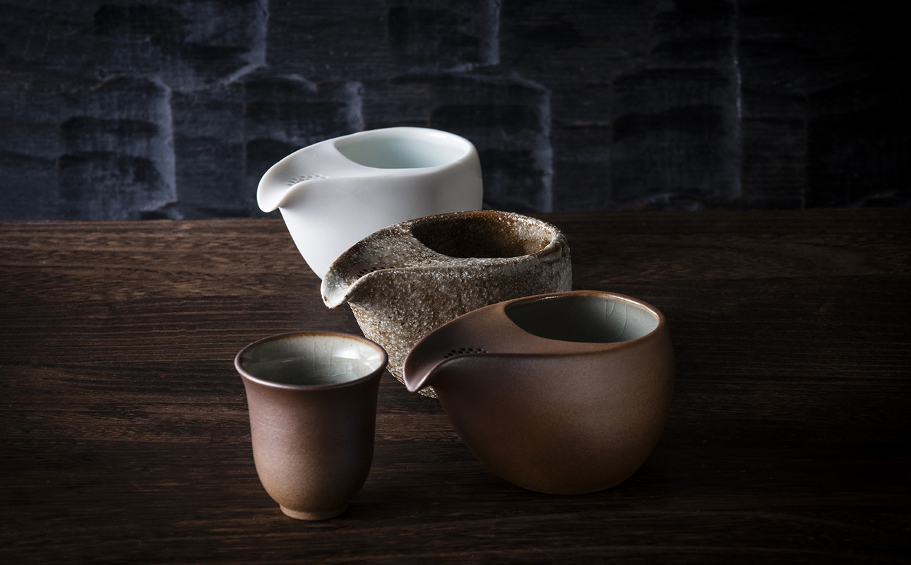 四日市認定地場特産品【泗水十貨店（しすいじっかてん）】ひとしずく（大） ほたる碗　武蔵野