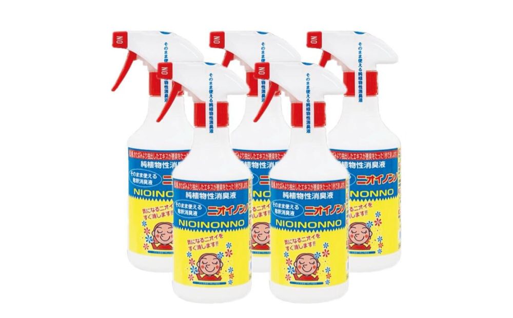 そのまま使えるニオイノンノ「ニオイノンノスプレー」 500cc 5本セット