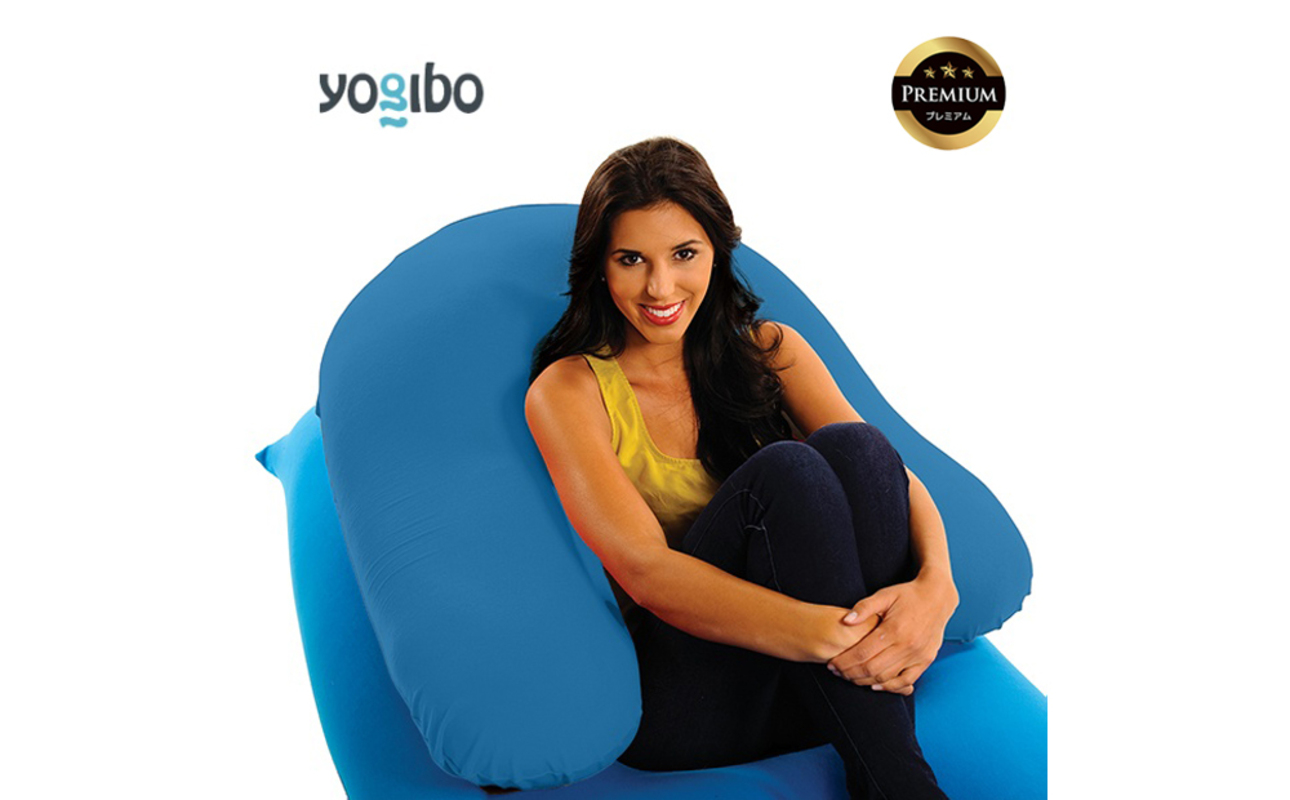 Yogibo Support Premium（ヨギボー サポート プレミアム）＜アクアブルー＞