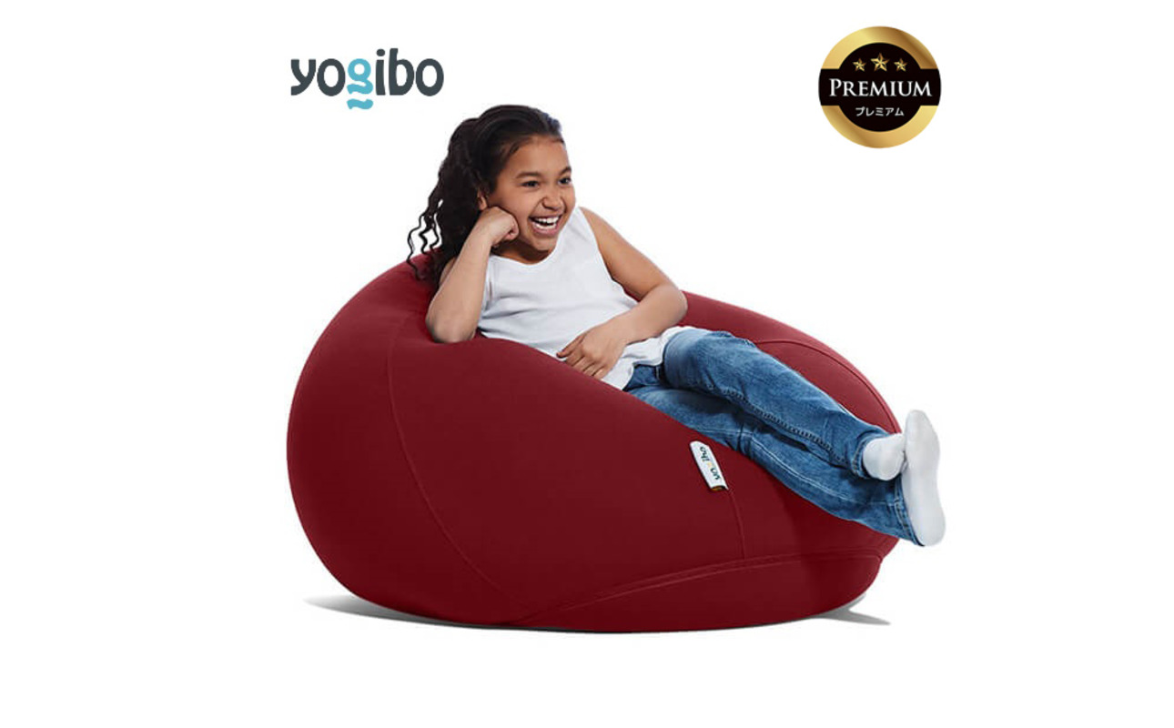 Yogibo Drop Premium（ヨギボー ドロップ プレミアム）＜ワインレッド＞