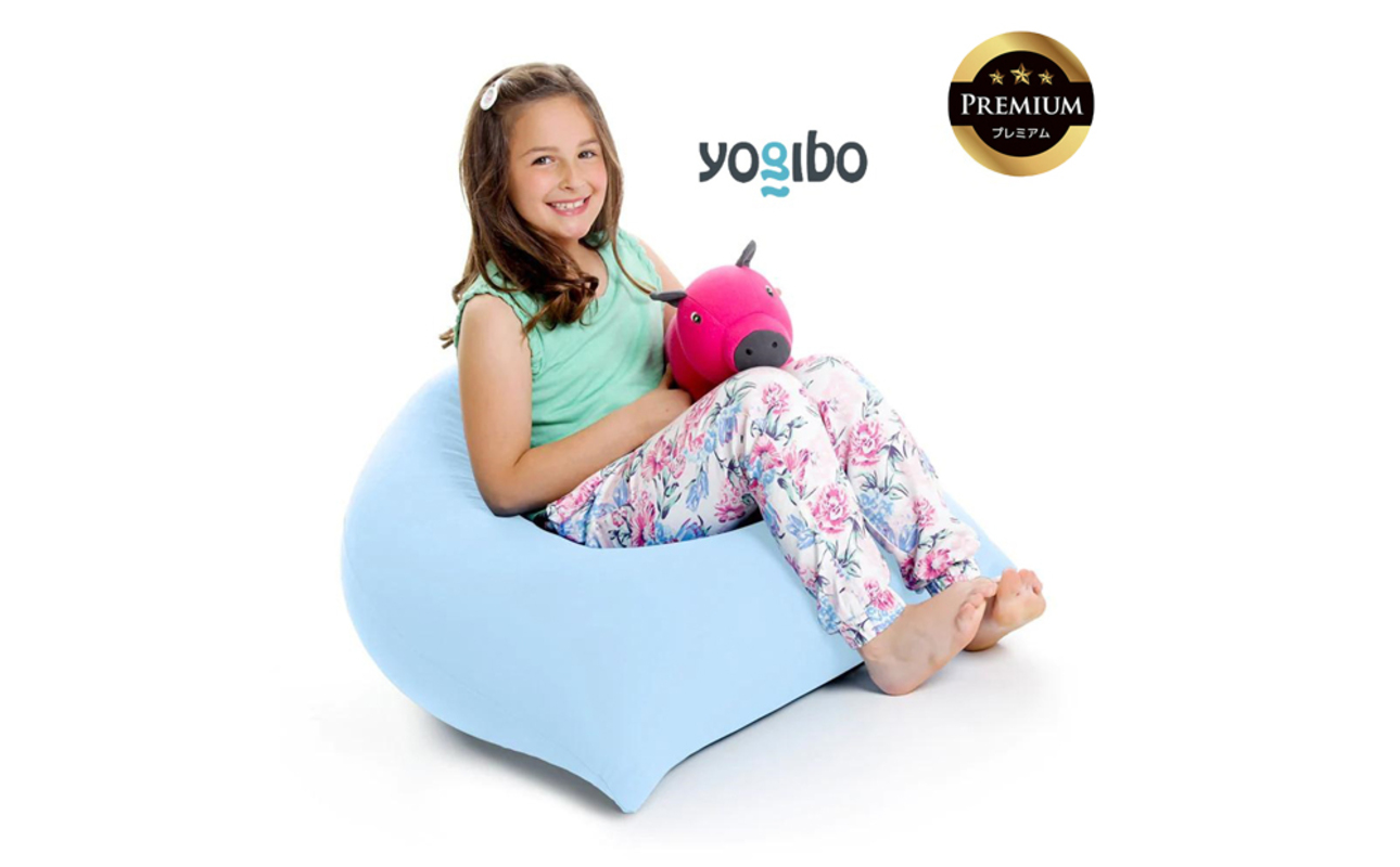 Yogibo Pyramid Premium（ヨギボー ピラミッド プレミアム）＜ペールブルー＞