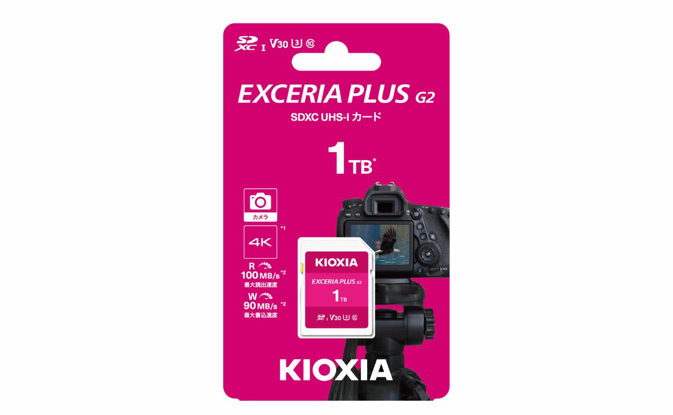 キオクシア(KIOXIA) EXCERIA PLUS G2 SDXC UHS-I メモリカード　 1TB