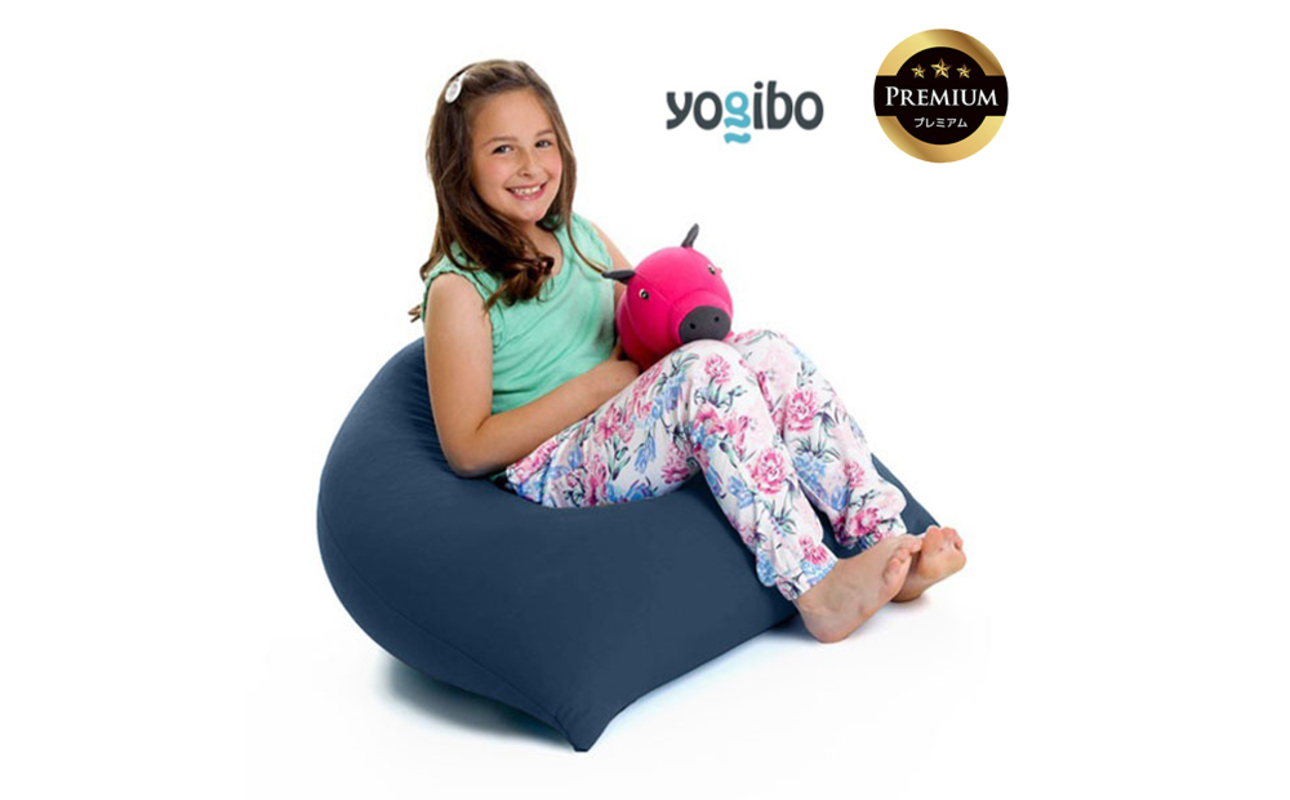 Yogibo Pyramid Premium（ヨギボー ピラミッド プレミアム）＜ネイビーブルー＞