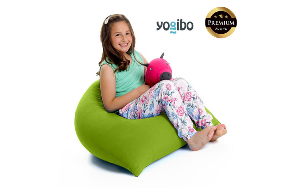 Yogibo Pyramid Premium（ヨギボー ピラミッド プレミアム）＜ライムグリーン＞