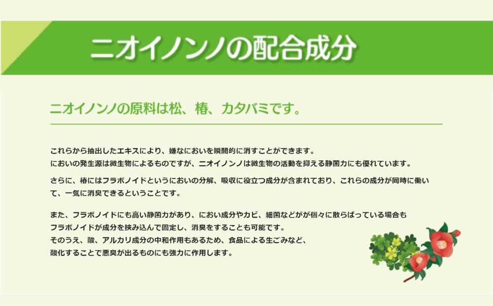 そのまま使えるニオイノンノ「ニオイノンノスプレー」 500cc 5本セット