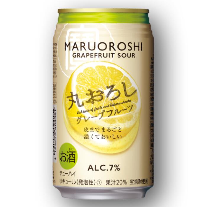 寶丸おろし　グレープフルーツ　350ml　24本　サワー　チューハイ　ハイボール