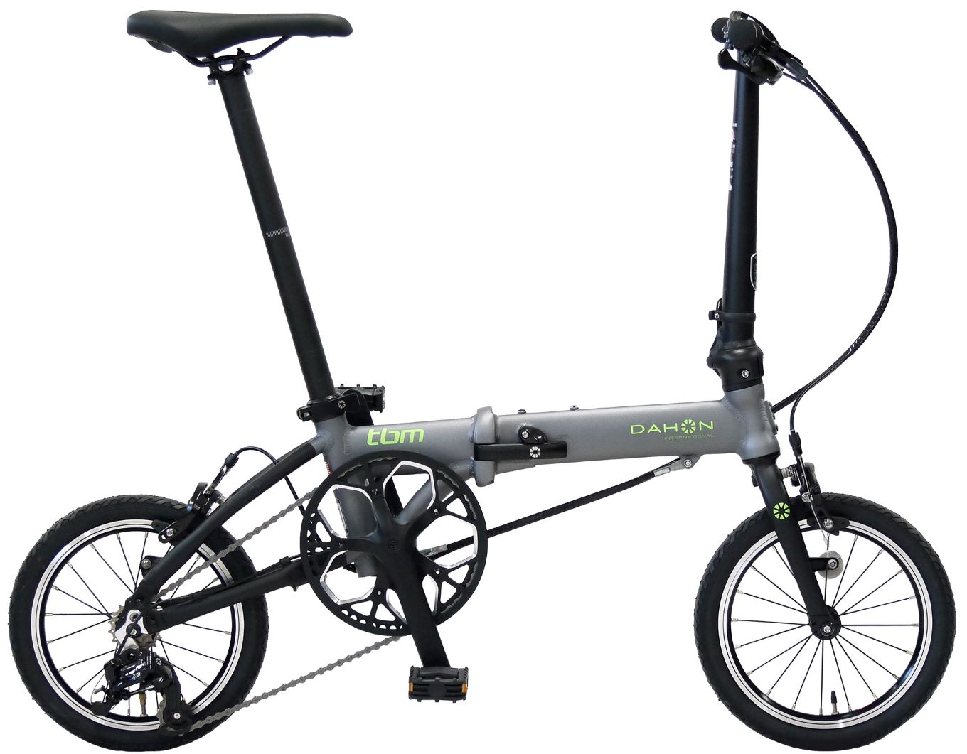 40年の歴史をもつ米国ダホン社の高性能折り畳み自転車 DAHON International Folding Bike tbm スモークグレー